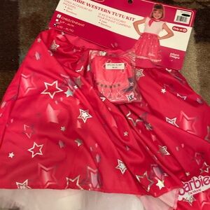 NWTs Barbie Western Tutu Kit (Girls Size L/XL) Great for Halloween!
